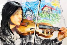  Elan Yang's artwork titled Echoes of Youth